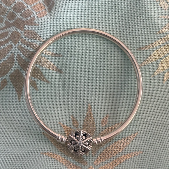 Pandora sterling silver small limited edition bangle - Picture 1 of 3